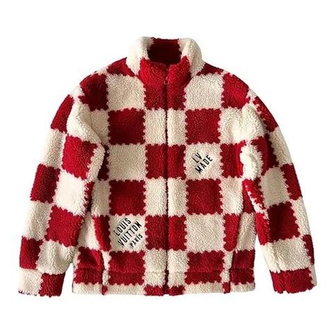 louis vuitton jacquard damier fleece blouson|Fleece Blouson .